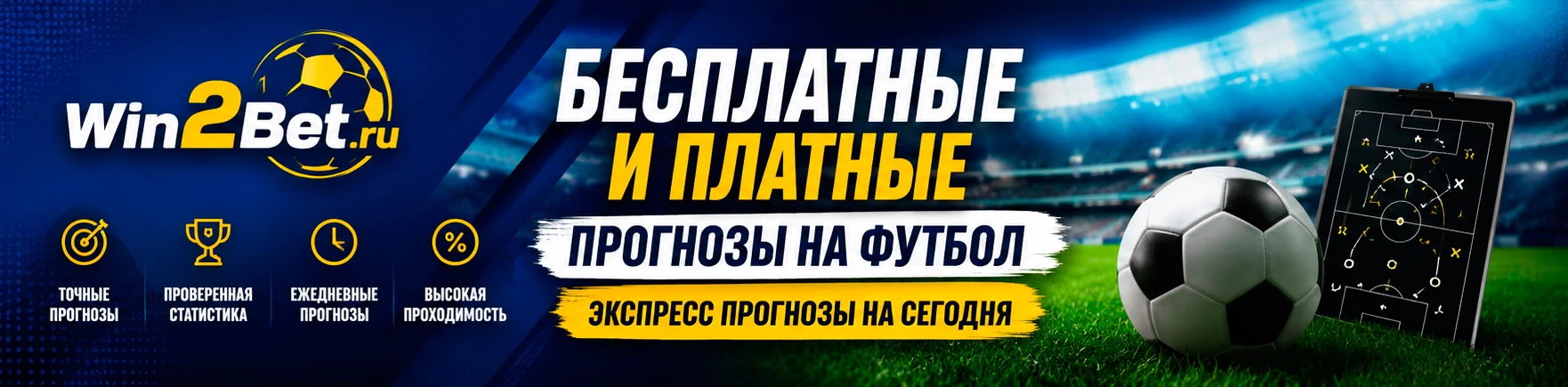 Бесплатные прогнозы на футбол — Win2Bet