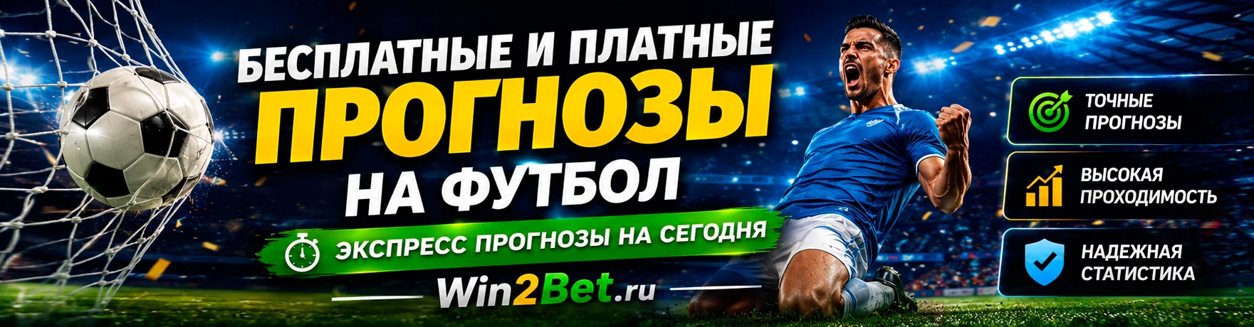Бесплатные прогнозы на футбол — Win2Bet